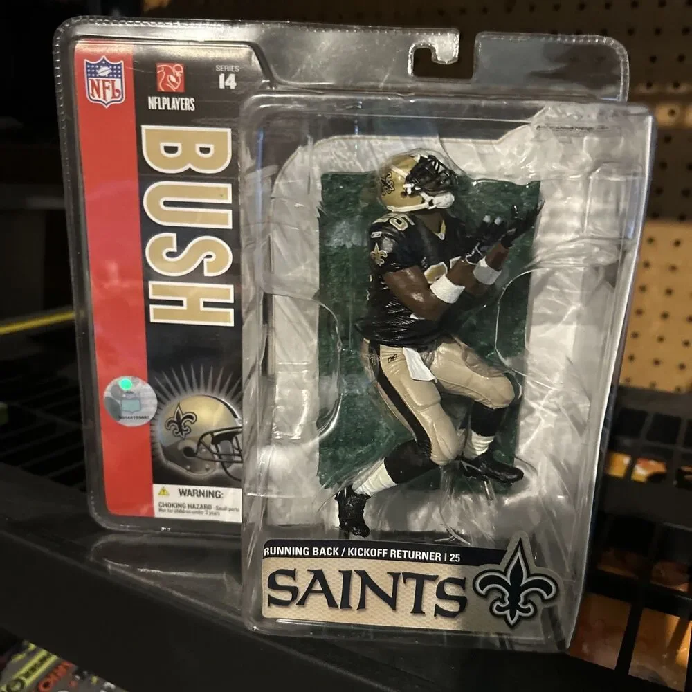 McFarlane Series 14 NFL Reggie Bush Saints Black Jersey Action Figure